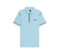 BOSS Polo de golf Paddy actif en tissu ripstop - Style Paddytech GOC, 50543352 bleu clair XXL