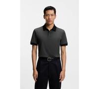 BOSS Polo en coton à la structure originale - Style H-Parlay 102, 50555172 Gris sombre M
