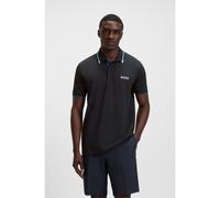 BOSS Polo en coton mélangé avec logos contrastants - Style Paddy Pro, 50469102 Bleu foncé XS