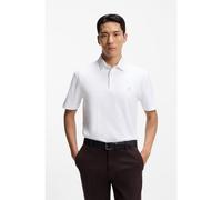 BOSS Polo en coton mercerisé à double monogramme - Style C-Parris 01, 50520297 Blanc XL