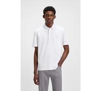 BOSS Polo en coton mercerisé à double monogramme - Style C-Parris 01, 50520297 Blanc XXXL