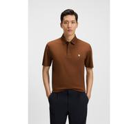 BOSS Polo en coton mercerisé à double monogramme - Style C-Parris 01, 50520297 Marron M