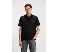 BOSS Polo en coton mercerisé à double monogramme - Style C-Parris 01, 50520297 Noir S