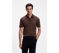 BOSS Polo en coton mercerisé à monogramme Double B - Style C-Parris 01, 50555829 Marron foncé XL