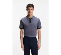 BOSS Polo en coton mercerisé avec finitions à rayures - Style H-Parlay 238, 50559668 Bleu XXXL
