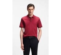 BOSS Polo en coton mercerisé avec finitions à rayures - Style H-Parlay 238, 50559668 Rouge M