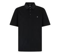 Boss - Polo en coton mercerisé avec monogramme Double B - Homme - Tops - Noir - Taille: S