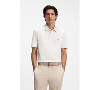 BOSS Polo en coton mercerisé avec monogramme double B - Style C-Parris 01, 50555829 Naturel L