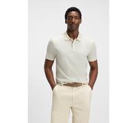 BOSS Polo en coton mercerisé avec motif jacquard géométrique - Style C-Parlay 212, 50543885 Naturel XL