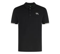 Boss - Polo en coton piqué - Homme - Tops - Noir - Taille: XS