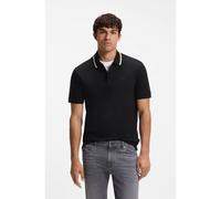 BOSS Polo en coton - Style Penrose 38, 50469360 Noir L