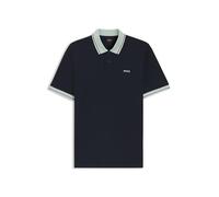 BOSS Polo en Jersey De Coton avec Détails Rayés