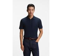 BOSS Polo en maille de coton à deux tons - Style L-Perry 148, 50570027 Bleu foncé M