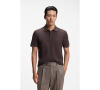 BOSS Polo en maille de coton à deux tons - Style L-Perry 148, 50570027 Marron foncé XL