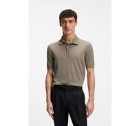 BOSS Polo en maille de laine vierge - Style H-Nolano, 50560485 Marron XXXL