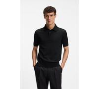 BOSS Polo en maille de laine vierge - Style H-Nolano, 50560485 Noir XL
