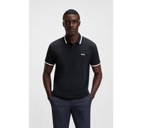 BOSS Polo en piqué de coton à détails contrastants - Style Pio_IN, 50500141 Bleu foncé M