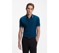 Boss Paddy 10241663 Green Short Sleeve Polo Bleu M Homme