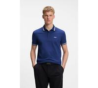 BOSS Polo en piqué de coton avec détails de logo - Style Paddy, 50469055 Bleu XXL