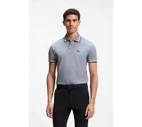 Boss Paddy 10241663 Green Short Sleeve Polo Gris S Homme