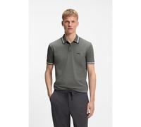 Boss Paddy 10241663 Green Short Sleeve Polo Gris S Homme