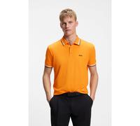 BOSS Polo en piqué de coton avec détails de logo - Style Paddy, 50469055 Orange XL