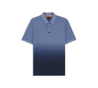 BOSS Polo en piqué de coton avec effet dégradé - Style Pe_Gradient_IN, 50559061 Bleu XL
