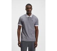 BOSS Polo en piqué de coton avec imprimé à pois - Style Polo TL, 50544482 Gris XXXL