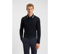 BOSS Polo en piqué de coton avec logo contrastant - Style Plisy, 50536609 Bleu foncé M