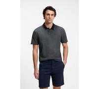 BOSS Polo en piqué de coton avec logo imprimé - Style PeoxfordNew, 50507814 Gris sombre M