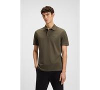 BOSS Polo en piqué de coton avec logo imprimé - Style Prime, 50507813 Kaki L