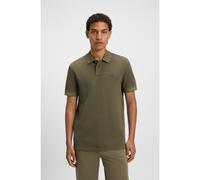 BOSS Polo en piqué de coton avec logo imprimé - Style Prime, 50507813 Olive XL