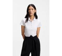 BOSS Polo en piqué de coton avec logo - Style Epola, 50490960 Blanc L