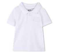 BOSS Polo bébé en coton stretch avec badge panda roux - Style J53037/10P01M, J53037 Blanc 54
