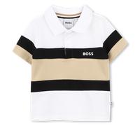Boss - Polo Manches Courtes - Blanc - Garçon - 3 Mois