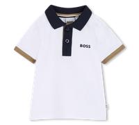 Boss - Polo Manches Courtes - Blanc - Garçon - 3 Mois