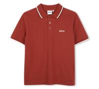 Boss - Polo Manches Courtes - Burnt Red - Garçon - 14 Ans
