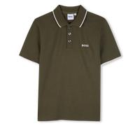 Boss - Polo Manches Courtes - Olive Night - Garçon - 12 Ans