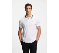 BOSS Polo Paddy actif à rayures contrastantes - Style Paddy AP Heritage, 50538101 Blanc S