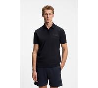 BOSS Polo Paddy avec écusson logo structuré - Style Paddy Structure, 50565163 Bleu foncé M