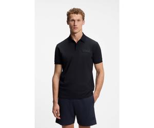 BOSS Polo Paddy avec écusson logo structuré - Style Paddy Structure, 50565163 Bleu foncé XXXL