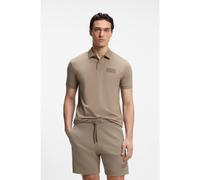 BOSS Polo Paddy avec écusson logo structuré - Style Paddy Structure, 50565163 Brun chiné XXXL