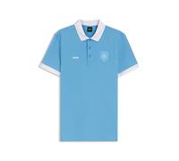 Hugo Boss Polo Paddy PL_BB BC Lux - finitions aux couleurs du drapeau national - Bleu clair L