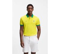 BOSS Polo Paddy avec finitions aux couleurs du drapeau national - Style PL_BB BC Lux Paddy, 50559263 Brésil XS