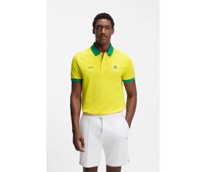 BOSS Polo Paddy avec finitions aux couleurs du drapeau national - Style PL_BB BC Lux Paddy, 50559263 Brésil M