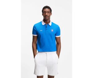 BOSS Polo Paddy avec finitions aux couleurs du drapeau national - Style PL_BB BC Lux Paddy, 50559263 Italie XXL