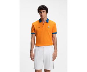 BOSS Polo Paddy avec finitions aux couleurs du drapeau national - Style PL_BB BC Lux Paddy, 50559263 Pays-Bas M