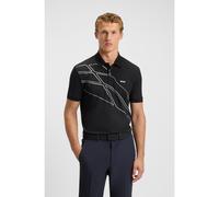 BOSS Polo Paddy en coton mélangé avec logo artistique - Style Paddy 3_IN, 50556198 Bleu foncé M