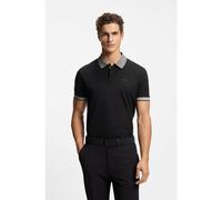 BOSS Polo Paddy en coton stretch avec gestion de l’humidité - Style PL_GOC Chip Paddy, 50554583 Noir XXL