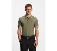 BOSS Polo Paddy en coton stretch avec gestion de l’humidité - Style PL_GOC Chip Paddy, 50554583 Olive XXXL